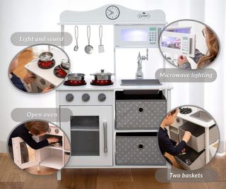 Cocina madera juguete.