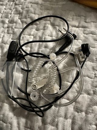 Auriculares Radio Vigilante Policía