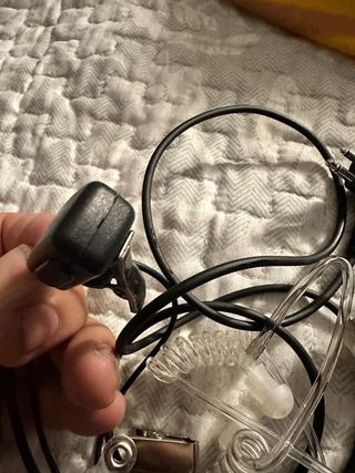 Auriculares Radio Vigilante Policía