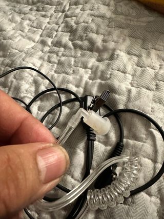 Auriculares Radio Vigilante Policía