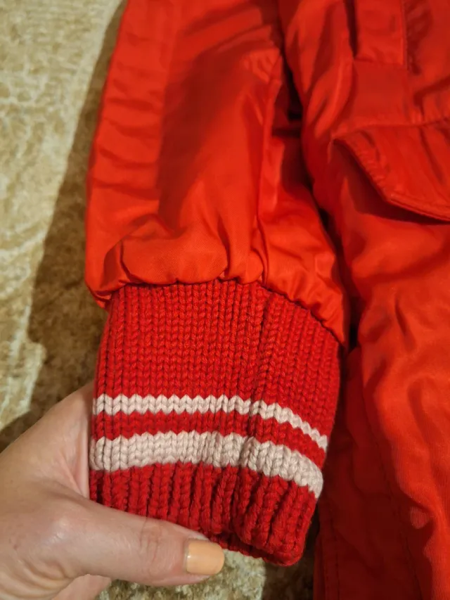 Abrigo Ermanno Scervino Rojo Talla S/M