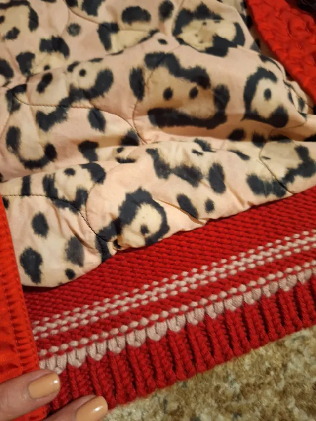 Abrigo Ermanno Scervino Rojo Talla S/M