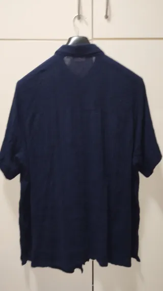 Camicia donna Bon Prix blu 1/2 manica