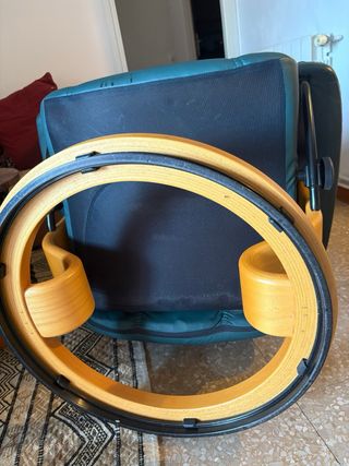 2 Butacas Stressless Cuero Verde Azulado