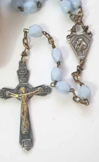 Antico Rosario Sant’Antonio con medaglietta dorata