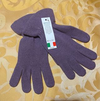 Guanti lilla taglia unica nuovi