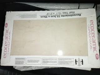 Azulejo cerámico Eco Mármol Aspen 33.3x55