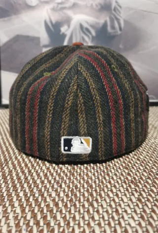 Gorra New Era 59Fifty Rayas Marrón Talla 7.1/4