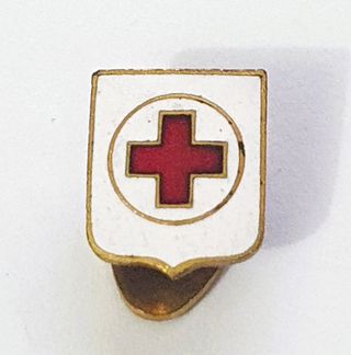 Distintivo originale Croce Rossa Italiana anni ’60