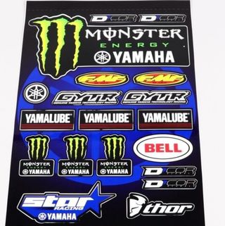 Pegatinas Yamaha Monster Energy