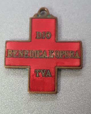Rara Medaglietta Croce Rossa Volontarie Anni '60