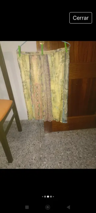 Conjunto blusa y falda estampado