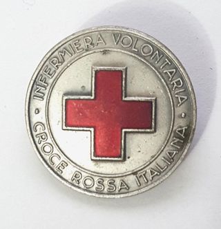 Spilla Croce Rossa Infermiera Volontaria anni ’50
