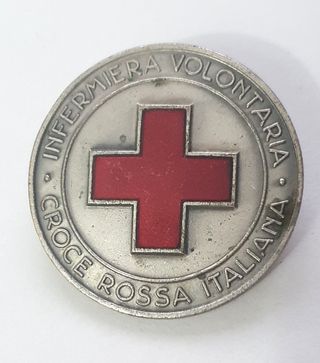 Spilla Croce Rossa Infermiera Volontaria anni ’50