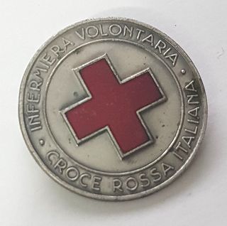 Spilla Croce Rossa Infermiera Volontaria anni ’50