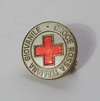 Spilla Croce Rossa Italiana Giovanile anni ’50