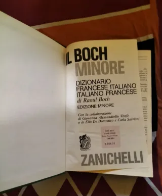 Dizionario italiano -francese
