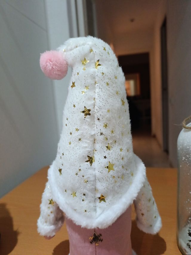 Gnomo Decorativo Estrellas y Lentejuelas 35cm