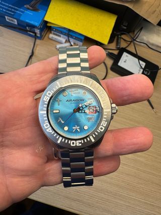 Reloj Aragon Divemaster Automático Azul 45mm