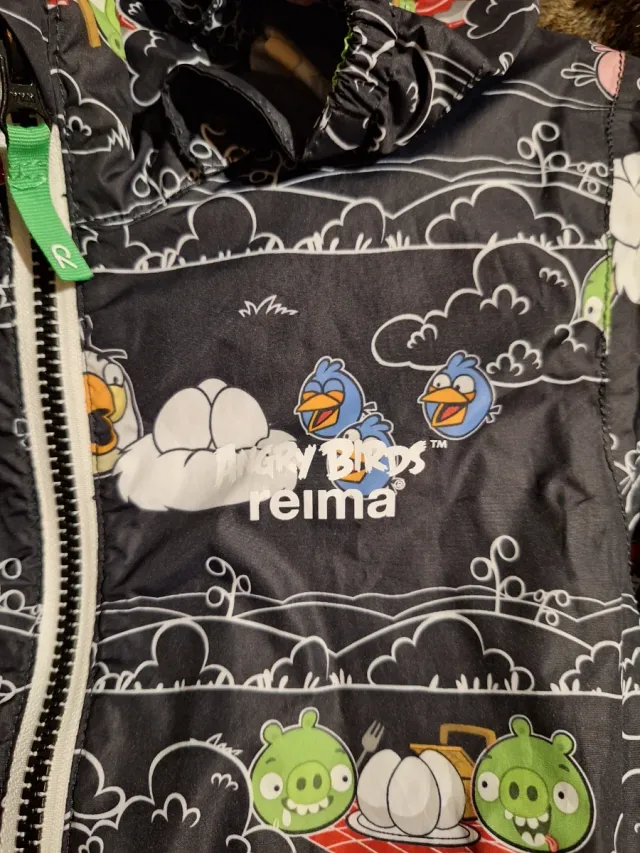 Chaqueta Reima impermeable Angry Birds