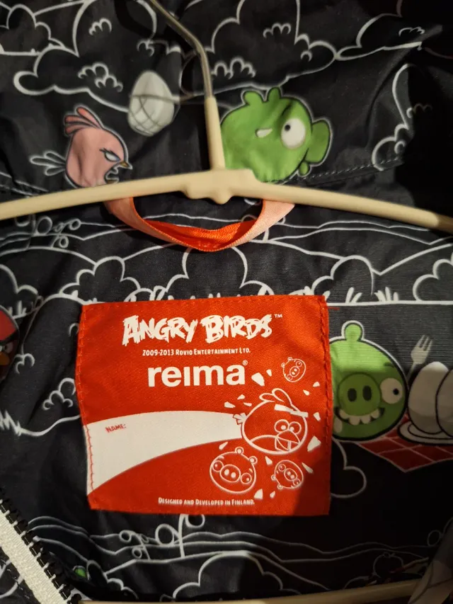 Chaqueta Reima impermeable Angry Birds
