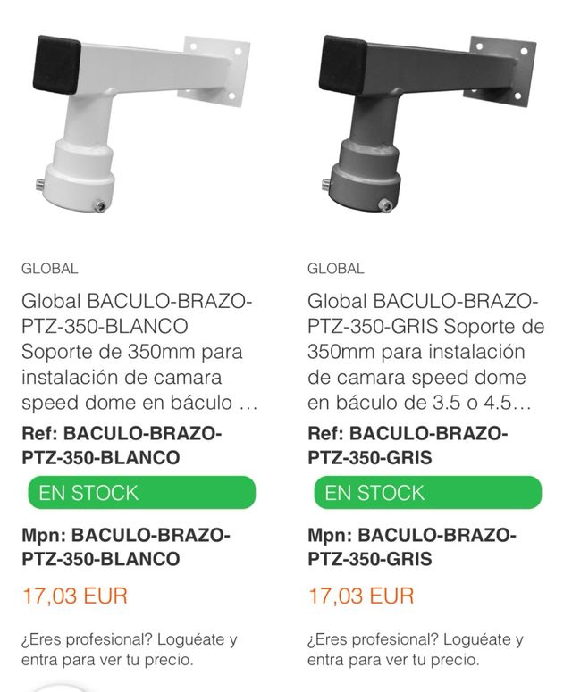 Soporte Cámara Speed Dome 350mm