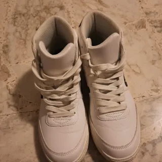 Scarpe Sneakers Alte Bianche