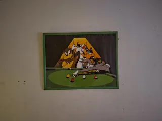 Cuadro Warner Bros 1995 Personajes Pool