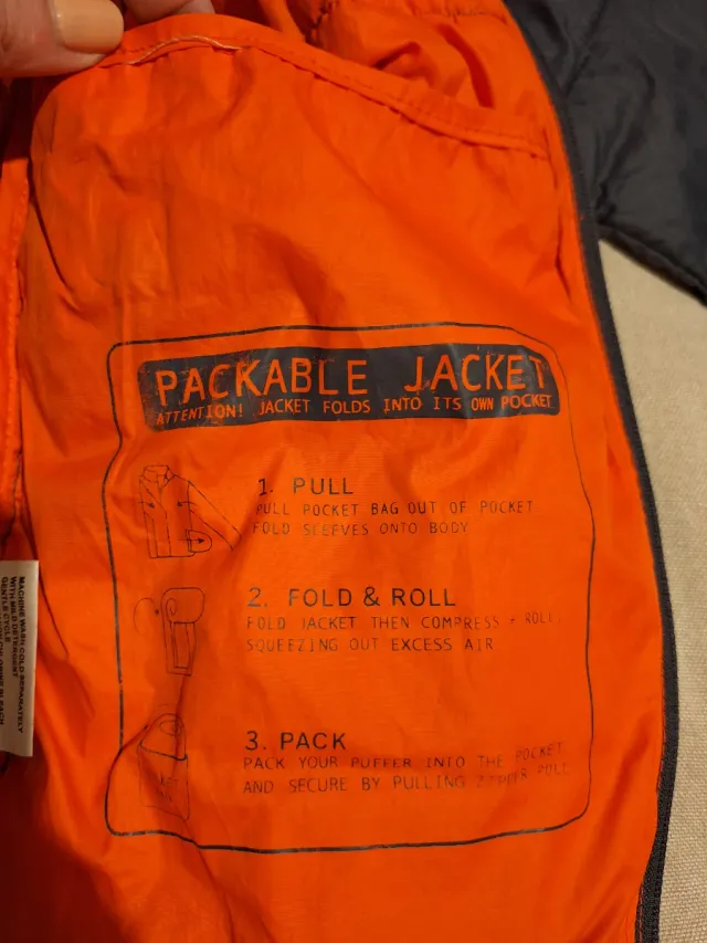 Chaqueta ligera plumón niño 7 años