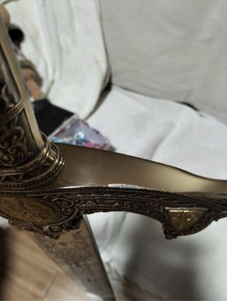 Espada de los Templarios en plata