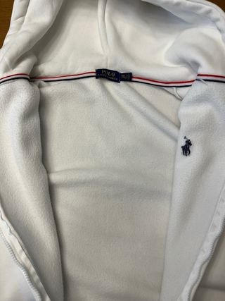 Sudadera Polo Ralph Lauren Blanca Talla XXL