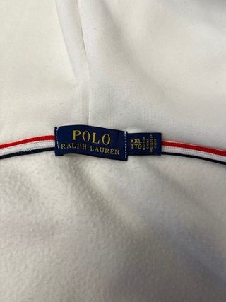 Sudadera Polo Ralph Lauren Blanca Talla XXL