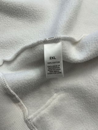 Sudadera Polo Ralph Lauren Blanca Talla XXL