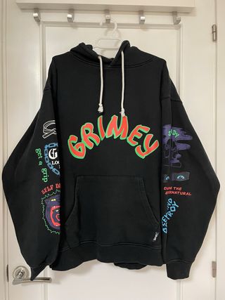 Sudadera GRIMEY Negra con Estampados