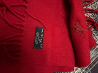 Lote 4 bufandas Burberry y Ralph Lauren