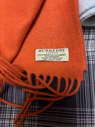 Lote 4 bufandas Burberry y Ralph Lauren