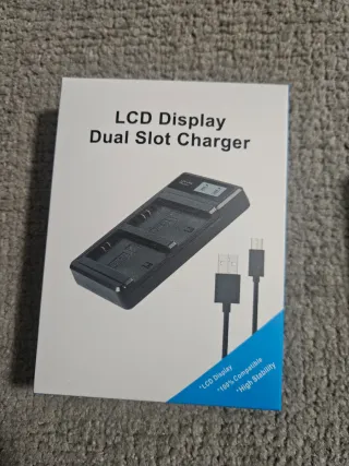 Kit 2 Baterías y Cargador Dual Camara Sony