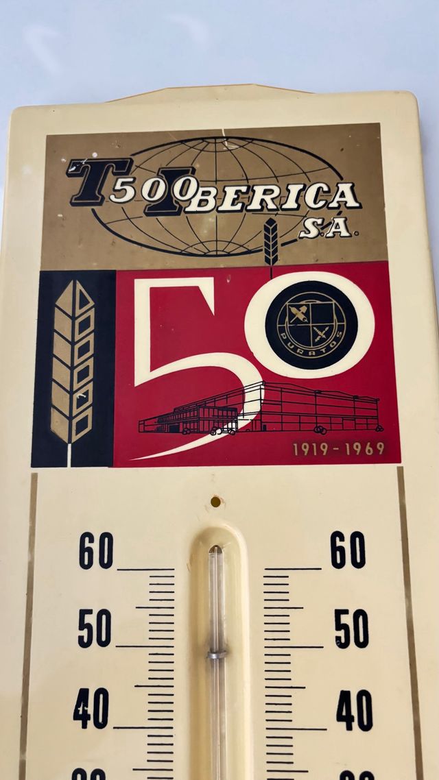 Termómetro antiguo Puratos 50 Aniversario1919-1969