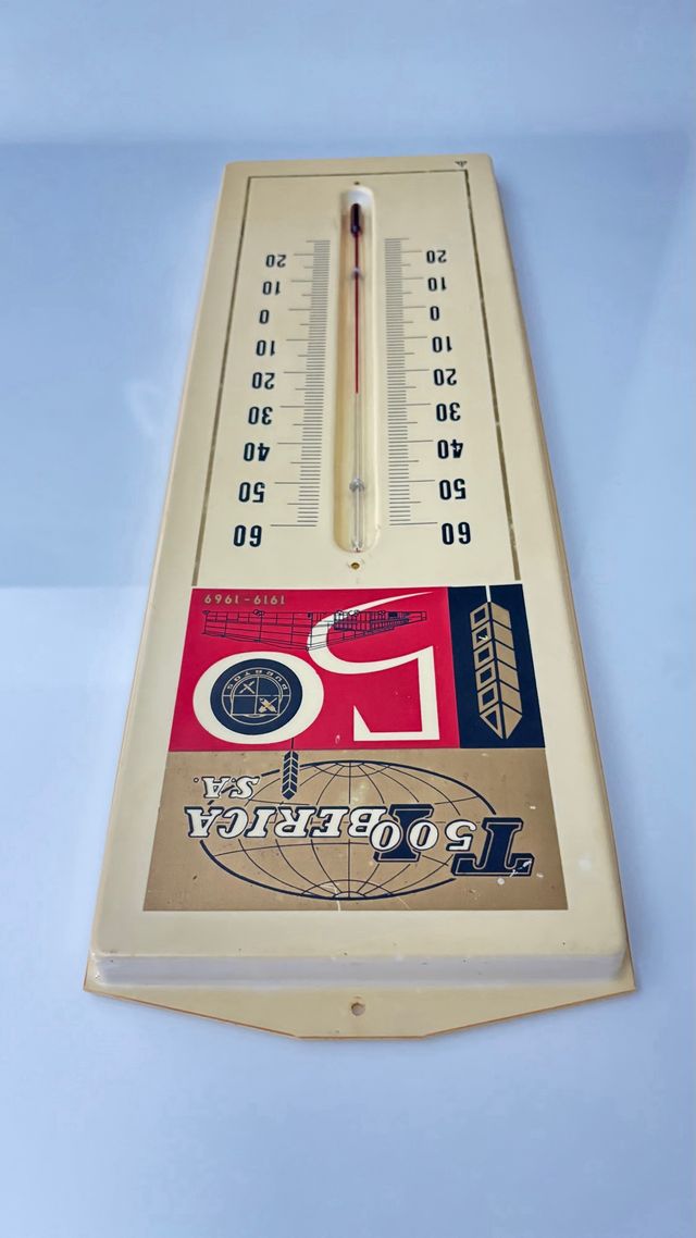 Termómetro antiguo Puratos 50 Aniversario1919-1969