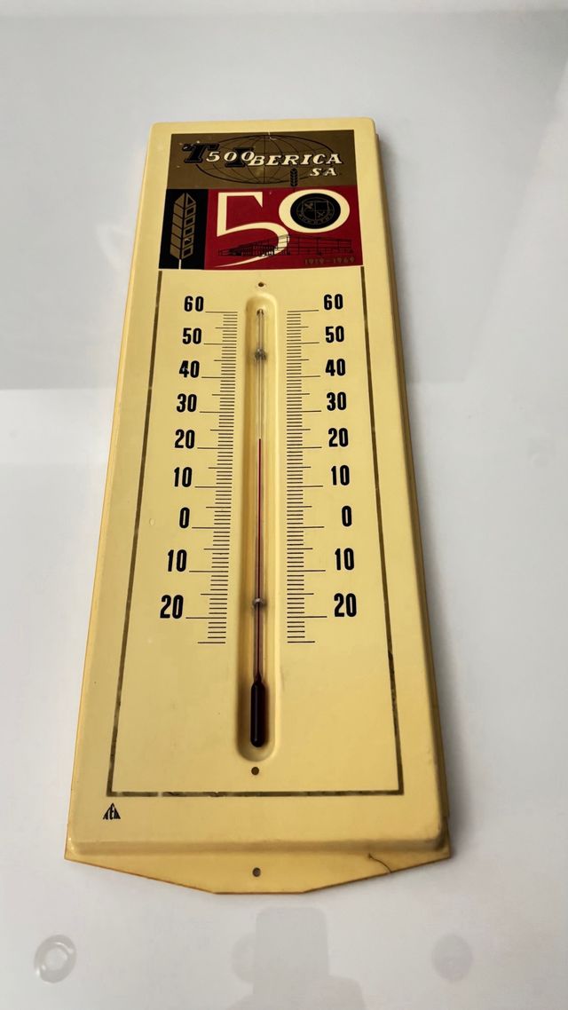 Termómetro antiguo Puratos 50 Aniversario1919-1969