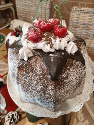 Finto Panettone Shabby Natale