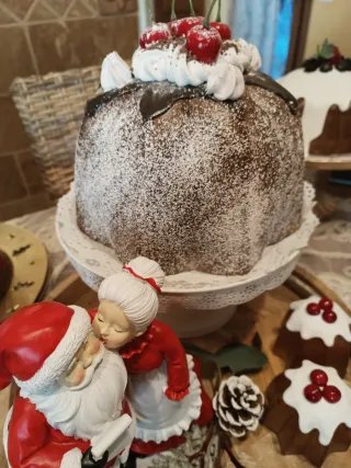 Finto Panettone Shabby Natale