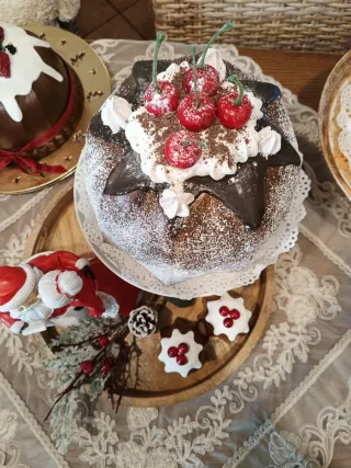 Finto Panettone Shabby Natale