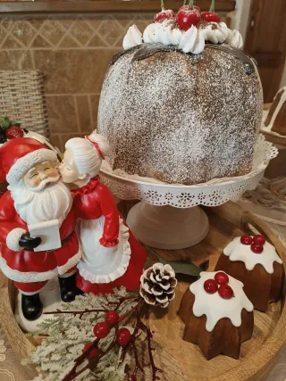 Finto Panettone Shabby Natale