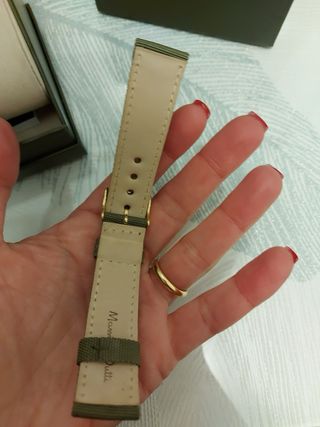 Relógio Massimo Dutti Dourado e Castanho