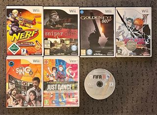 70 Juegos para Wii diferentes precios.