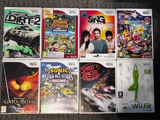 70 Juegos para Wii diferentes precios.