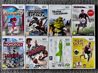 70 Juegos para Wii diferentes precios.