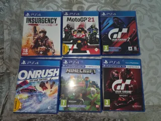 Lote 6 Juegos PS4: 35 euro la unida
