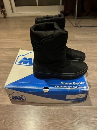 Botas Nieve Hombre MK Talla 46 Negras